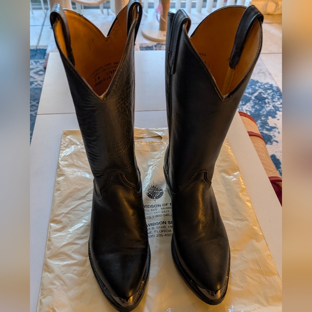 Harley-Davidson Black Leather Boots